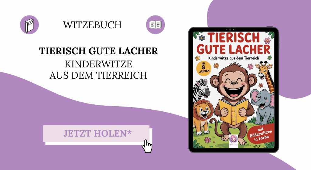 Buchtipp Witzebuch Tierisch gute Lacher - Kinderwitze aus dem Tierreich