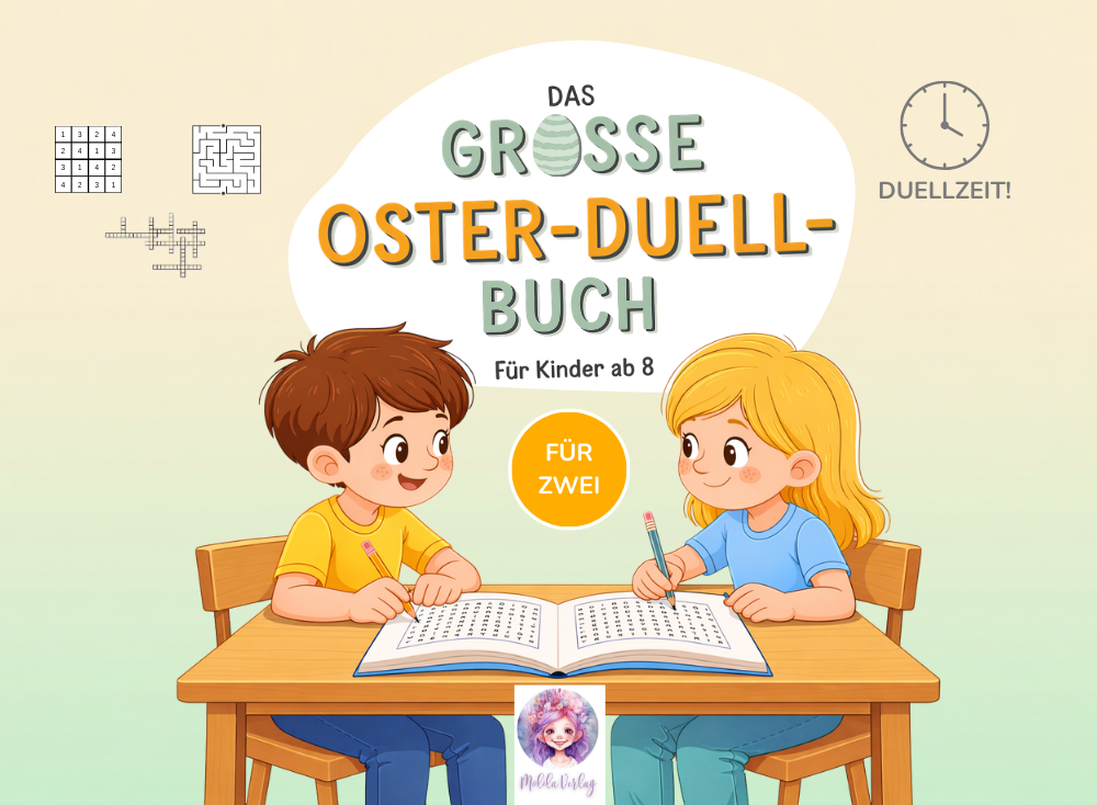 Cover "Das große Oster-Duell-Buch für Kinder ab 8"