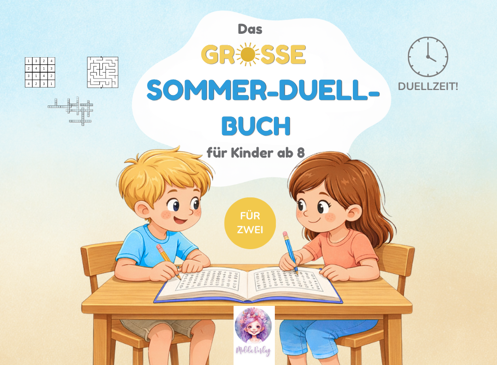 Cover "Das große Sommer-Duell-Buch für Kinder ab 8"