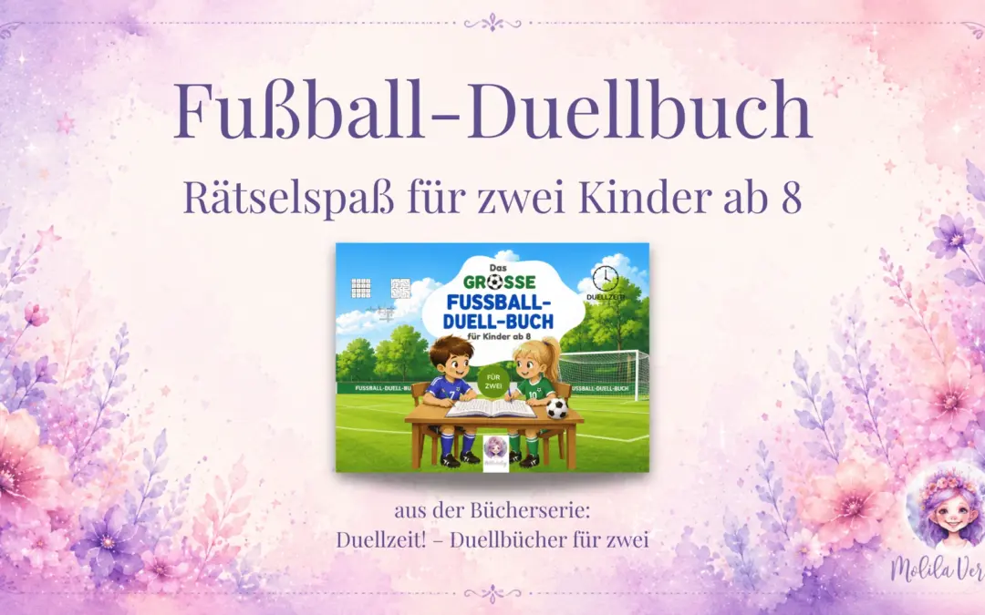 Header Buchvorstellung Fussball Duellbuch für Kinder ab 8