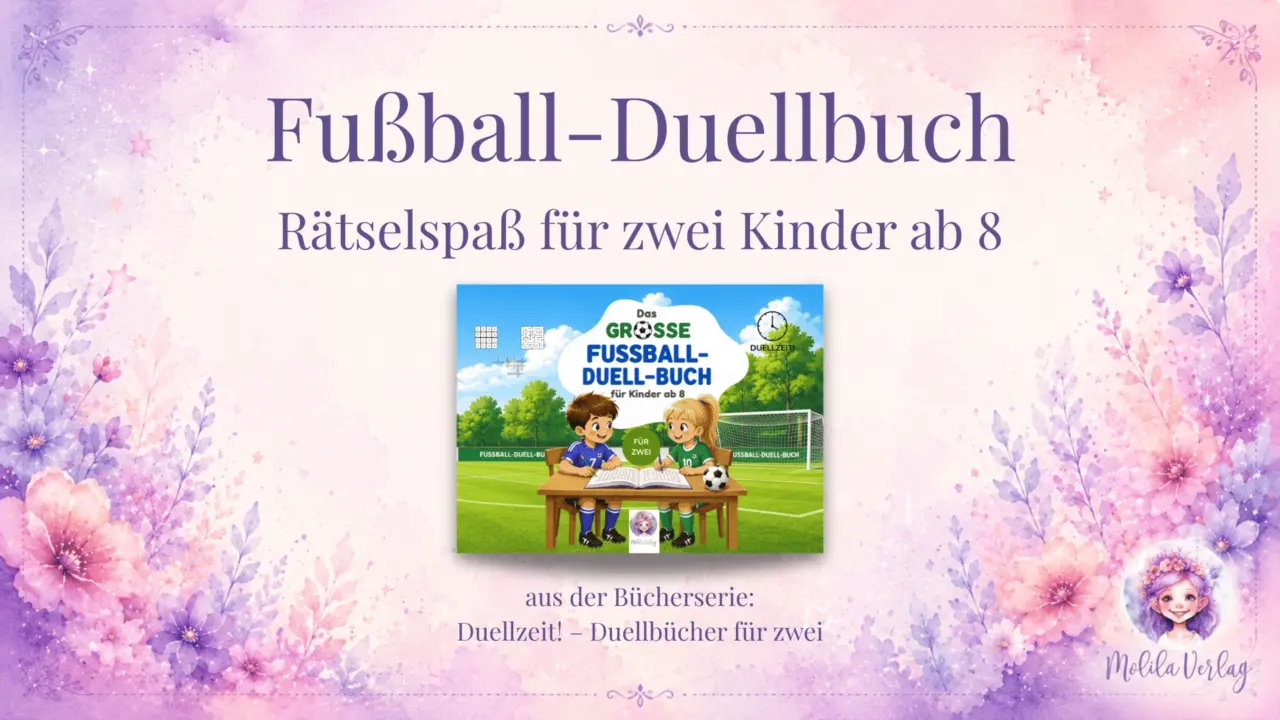 Header Buchvorstellung Fussball Duellbuch für Kinder ab 8