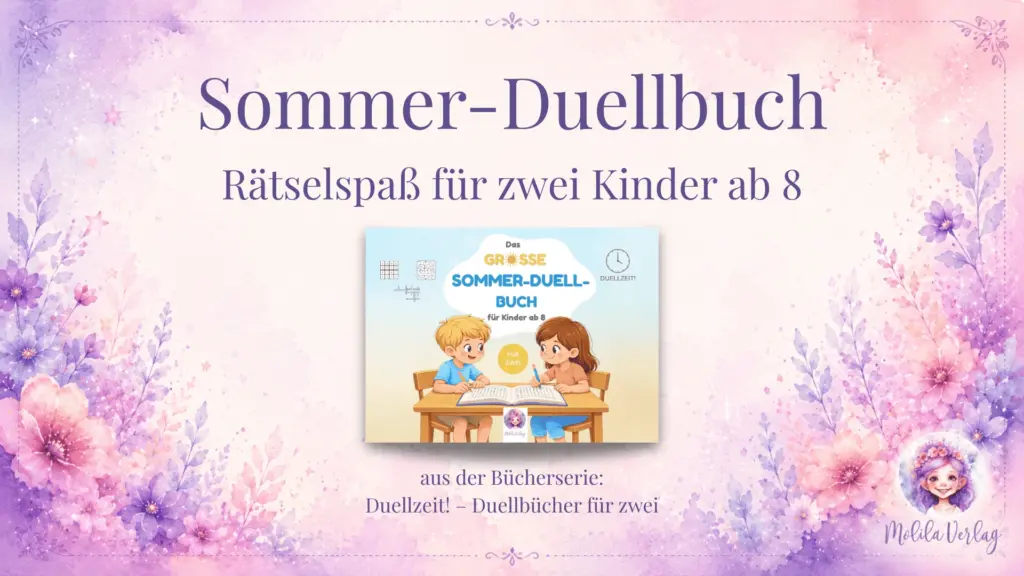 Header Buchvorstellung Sommer Duellbuch für Kinder ab 8