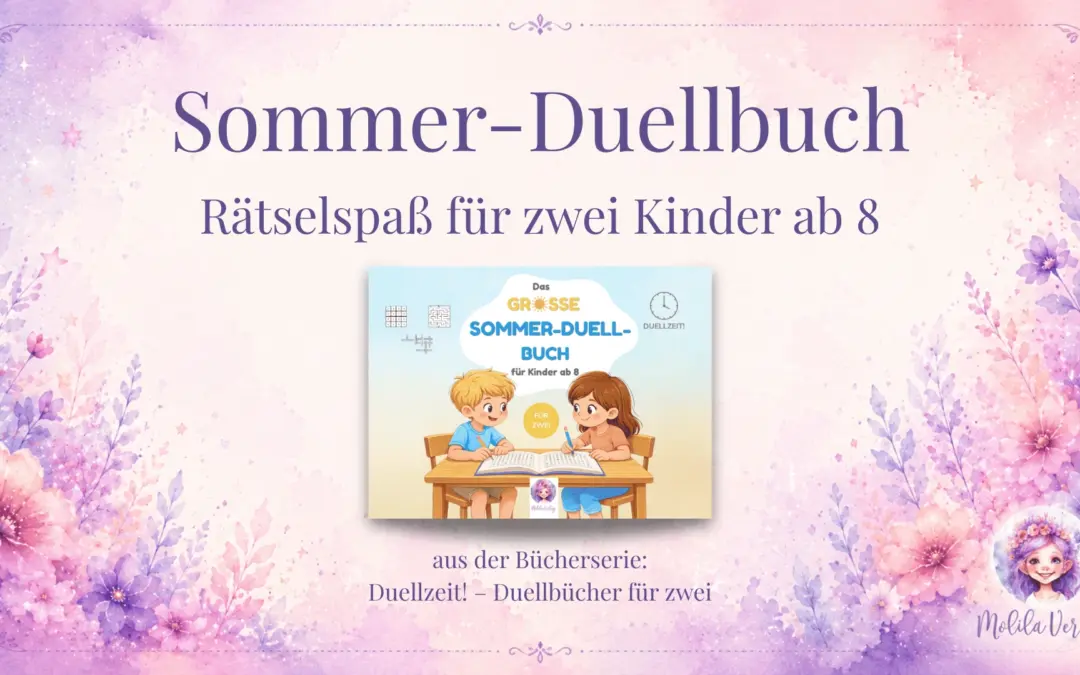 Header Buchvorstellung Sommer Duellbuch für Kinder ab 8