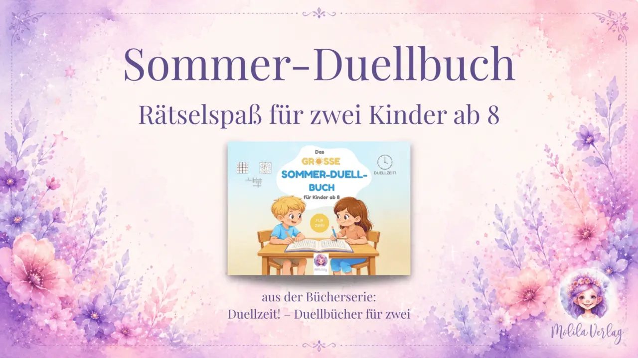 Header Buchvorstellung Sommer Duellbuch für Kinder ab 8