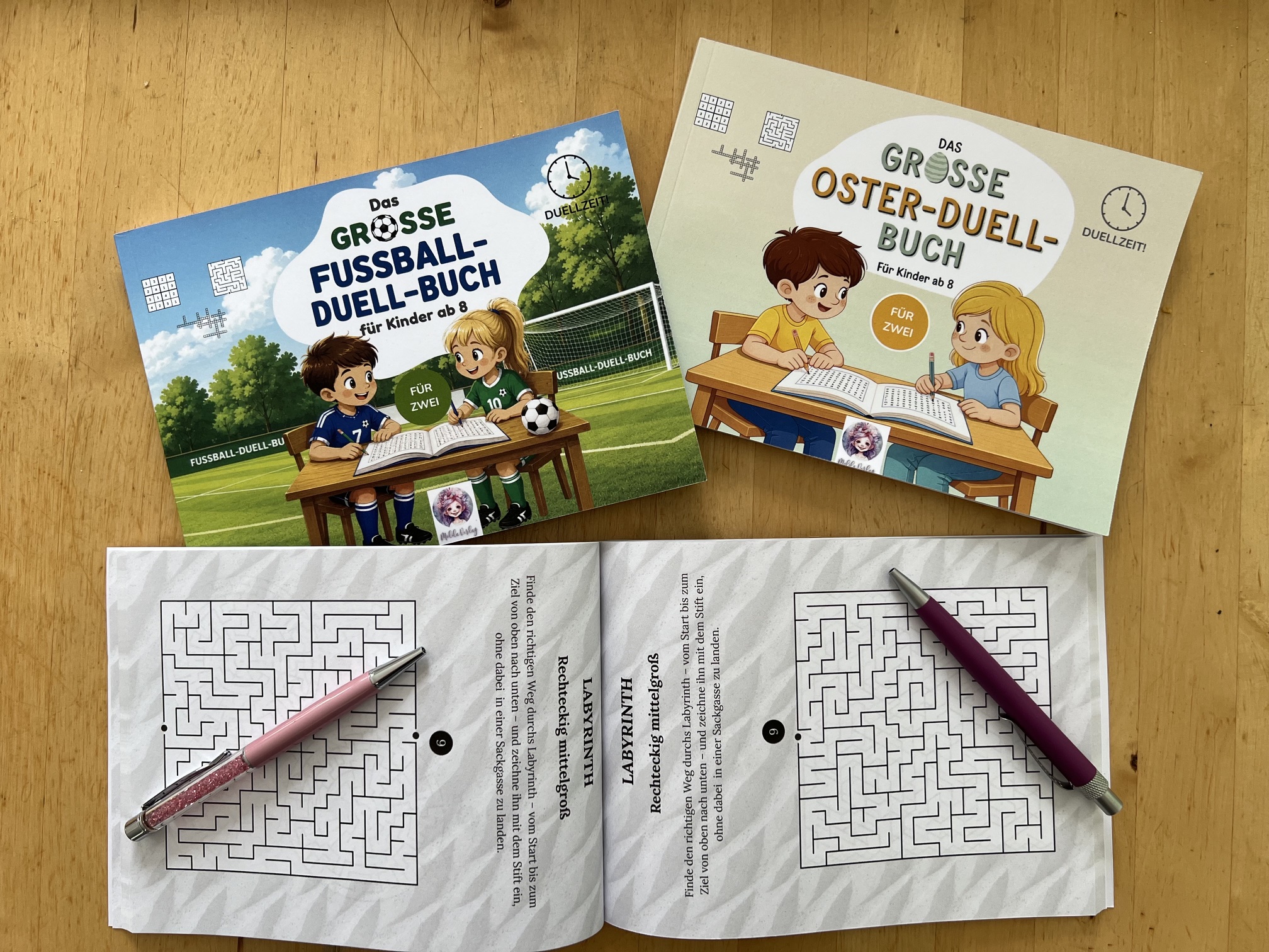 Beschäftigung für Kinder - Duellbücher