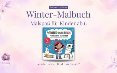 Winter-Malbuch für Kinder ab 6: Ein Blick ins Malbuch mit 50 winterlichen Motiven